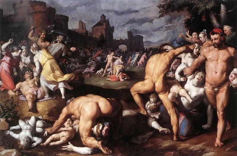 CORNELIS VAN HAARLEM Massacre of the Innocents sdf Sweden oil painting art
